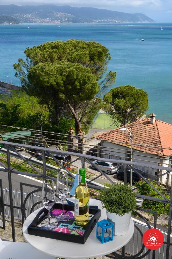 Sea View Escape La Spezia - Cadimare Leilighet Eksteriør bilde